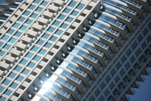 High-rise façade in Las Vegas