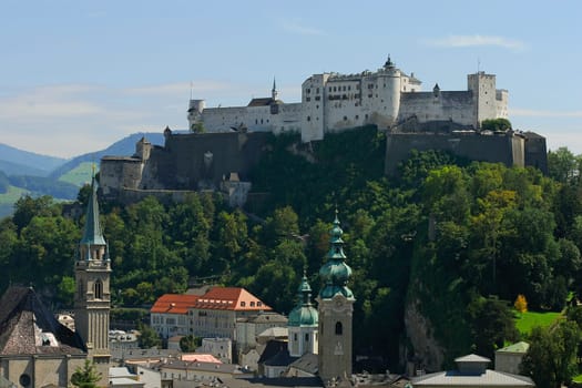 ... View from the Mönchsberg...