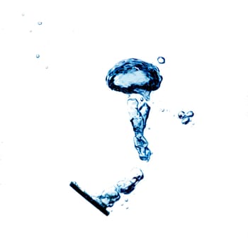Coin in the water
