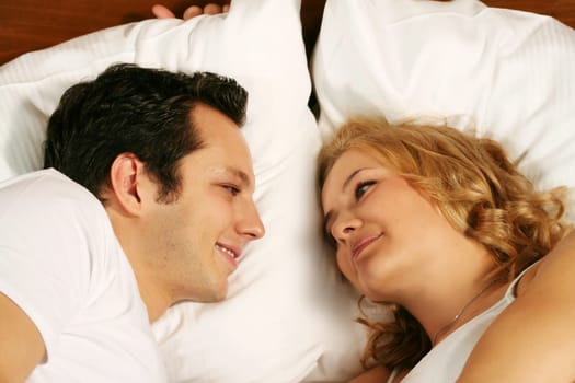 Couple in bed
