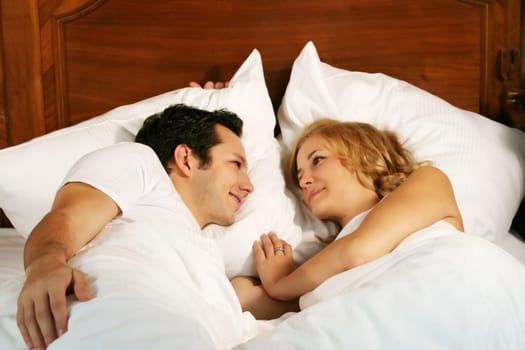 Couple in bed