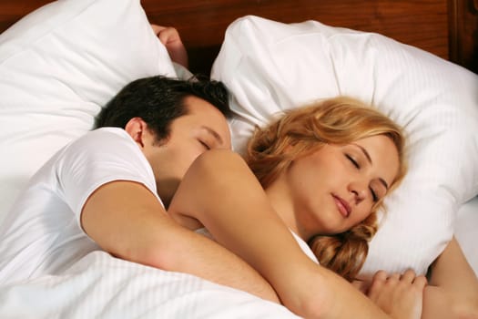 Couple in bed