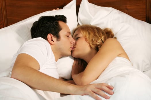 Couple in bed