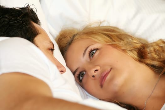Couple in bed