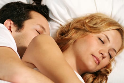 Couple in bed