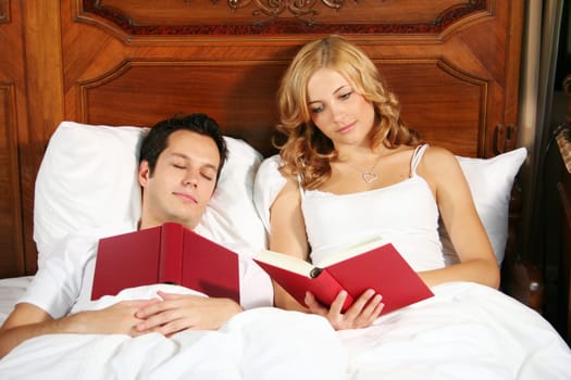 Reading in bed