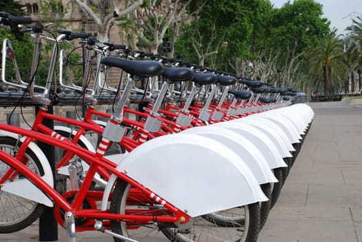 Bicycles in Barcelona
