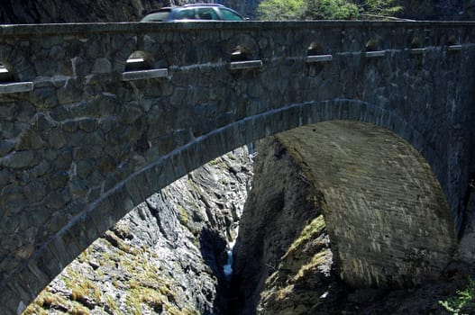 Bridge over Via Mala,Switzerland