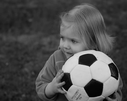 Child with ball
