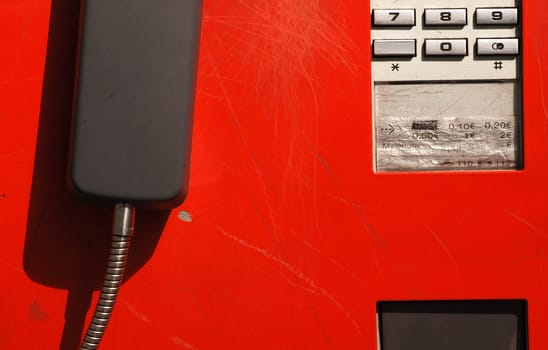 Red Phone Closeup