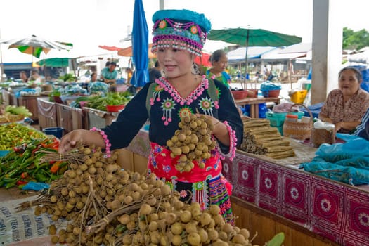 Hmong woman in Laos