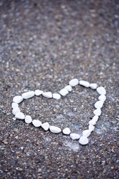 Stones Heart Shape