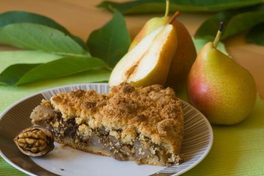 Pear Walnut Cake