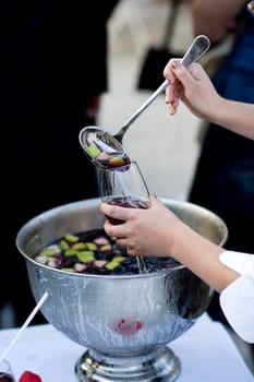 Pour in punch