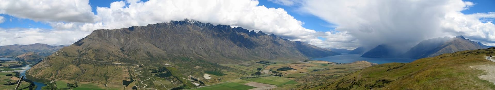 Panorama of seven individual images