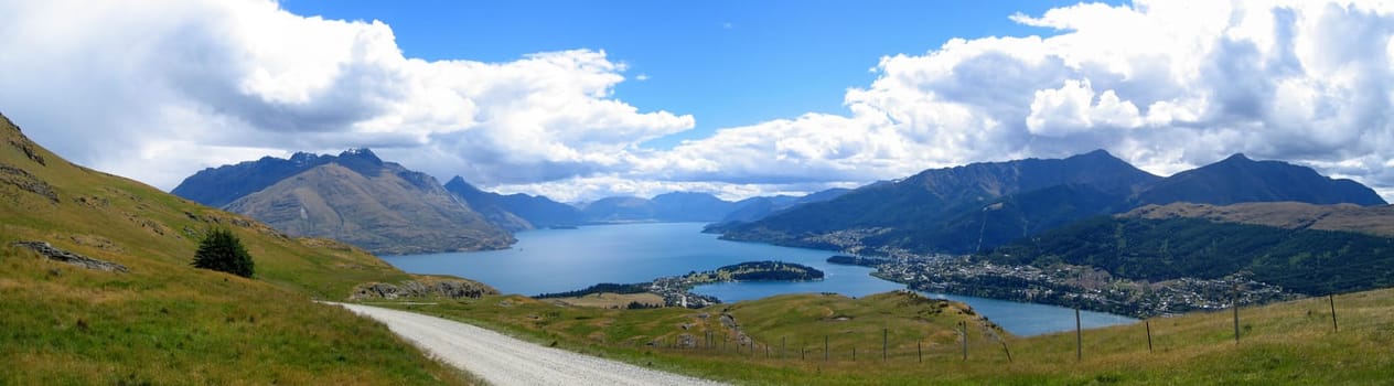 Panorama from four shots