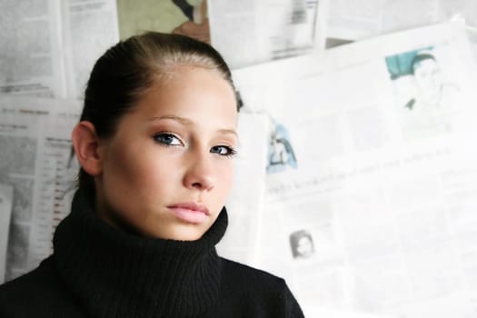 Portrait of a young businesswoman