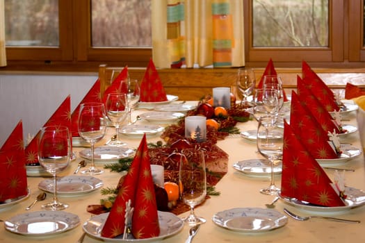 festively decorated