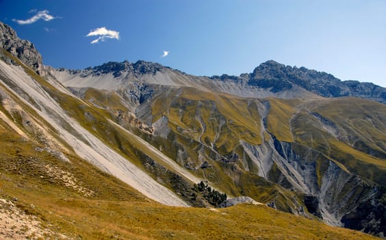 High mountain panorama
