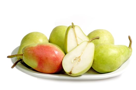 Pear halves