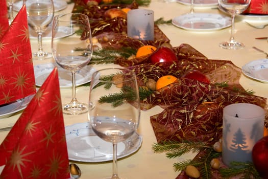 Christmas table