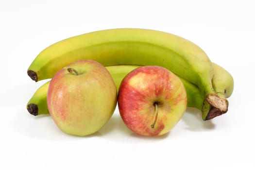 Bananas and apples