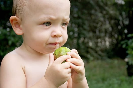 Eating fruit