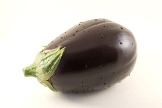 Eggplant isolated on white