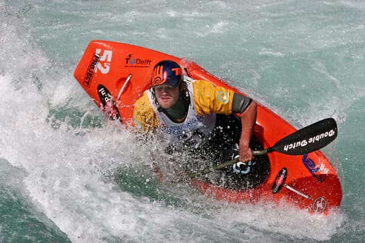 Thun Scherzligschleuse 2007 River Jam Casper van Kalmthout, NL