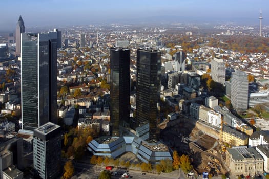 View of Frankfurt's banking district