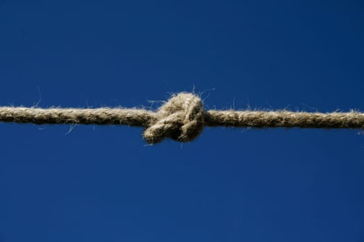 Rope with knots