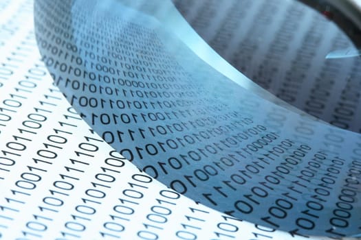 Data stream visualized