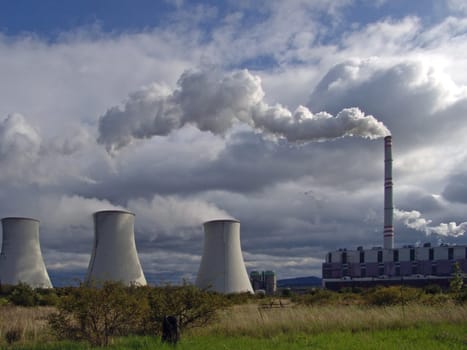 Lignite-fired power plant