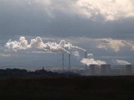 Lignite-fired power plant