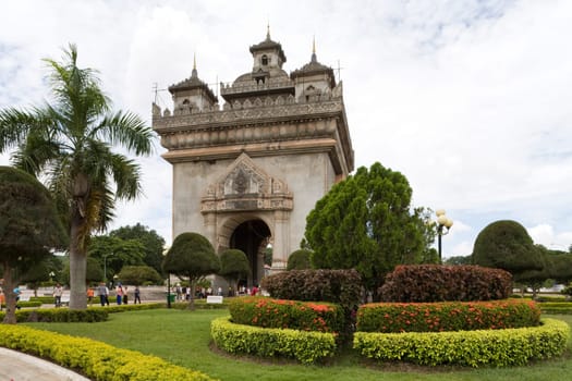 Arc de Triomphe in Vientiane,Laos