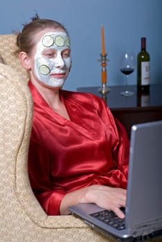 At home on your laptop