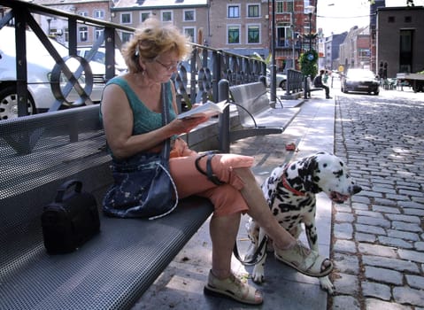 Mistress studies the travel guide and I find that for ..... Boring