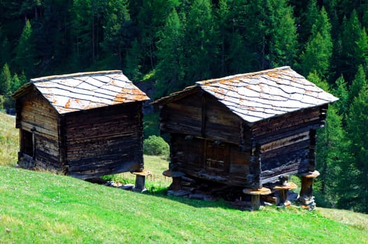 Valais Warehouses,Switzerland