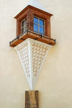 Bay window,Engadine House,Switzerland