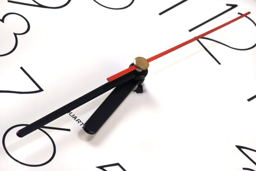 Half past six transverse view