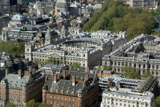 View over London Westminster