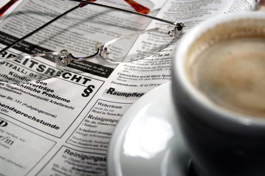Read the newspaper