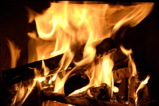 Open fire