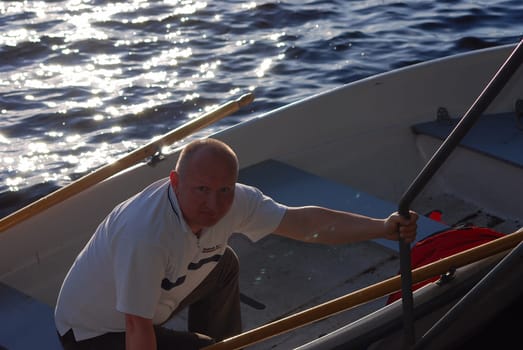 Man in the boat