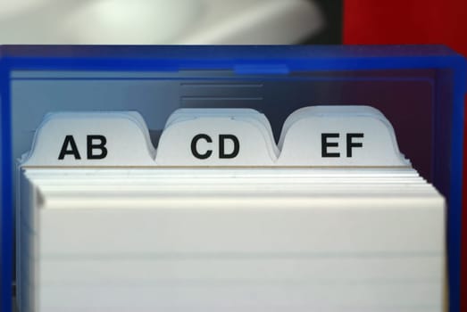 Card index box