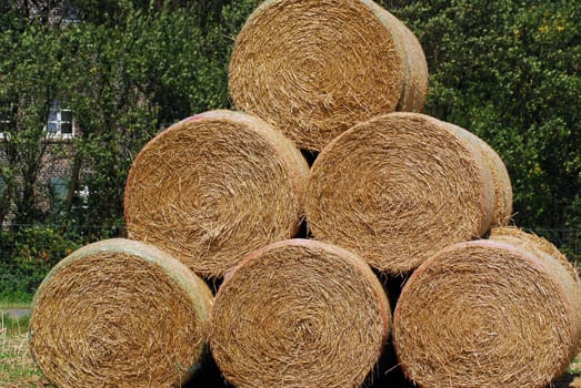 Straw bales
