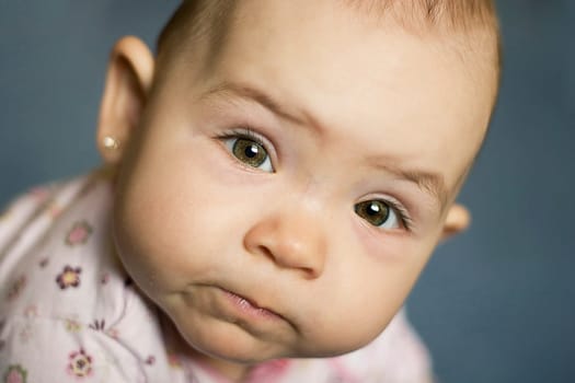 (girl child or girl teenager or girl baby) without shoes isolated