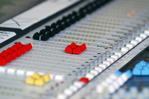 Mixing console