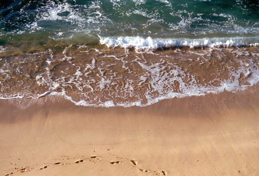 Footprints in the sand