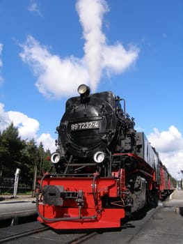 On the platform